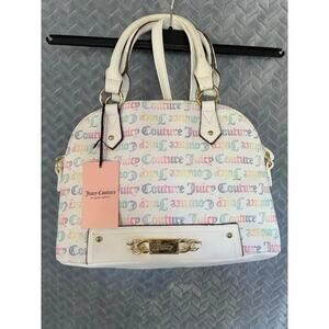 NWT Juicy Couture Rainbow Spellout Crossbody/top Handle Handbag Colorful